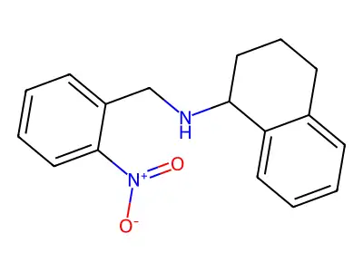 (2-NITROBENZYL)1,2,3,4-TETRAHYDRONAPHTHALEN-1-YLAMINE structure