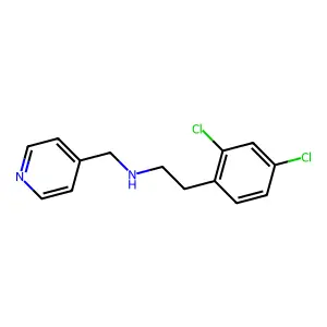 N-[2-(2,4-Dichlorophenyl)ethyl]-4-pyridinemethanamine structure