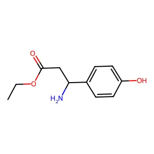 ethyl (3S)-3-amino-3-(4-hydroxyphenyl)propanoate structure