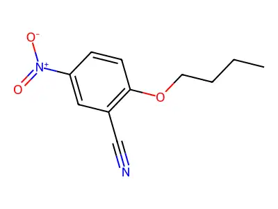 2-Butoxy-5-nitrobenzonitrile structure
