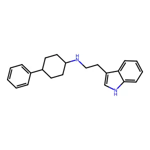 N-[2-(1H-indol-3-yl)ethyl]-4-phenylcyclohexan-1-amine structure