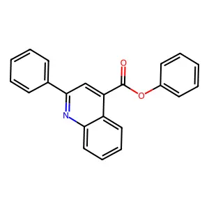 Phenyl 2-phenylquinoline-4-carboxylate structure