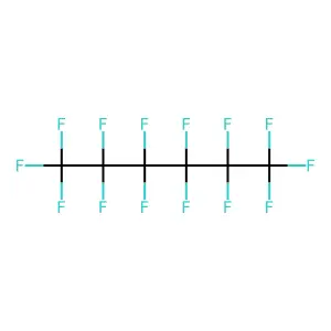 全氟己烷 structure