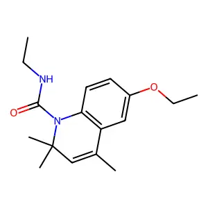 6-ethoxy-N-ethyl-2,2,4-trimethylquinoline-1-carboxamide structure