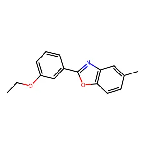 2-(3-Ethoxyphenyl)-5-methyl-1,3-benzoxazole structure