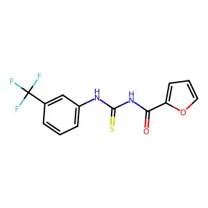 1-(2-Furoyl)-3-[3-(trifluoromethyl)phenyl]thiourea structure