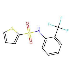 N-[2-(trifluoromethyl)phenyl]thiophene-2-sulfonamide structure
