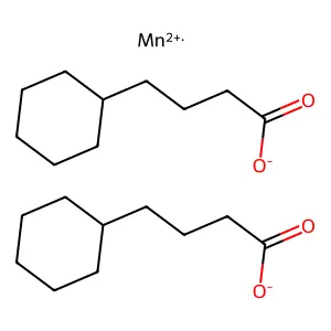 环己烷丁酸锰(II)盐(2:1) structure