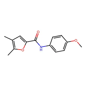 N-(4-methoxyphenyl)-4,5-dimethylfuran-2-carboxamide structure
