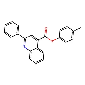 4-Methylphenyl 2-phenyl-4-quinolinecarboxylate structure