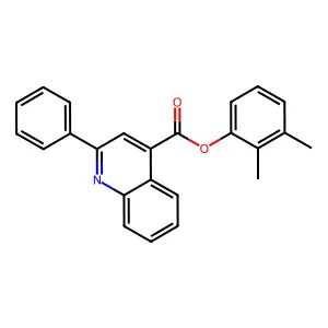 2,3-Dimethylphenyl 2-phenyl-4-quinolinecarboxylate structure