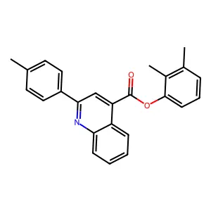 2,3-Dimethylphenyl 2-(4-methylphenyl)-4-quinolinecarboxylate structure
