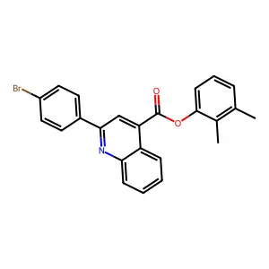 2,3-Dimethylphenyl 2-(4-bromophenyl)-4-quinolinecarboxylate structure