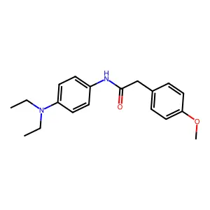N-[4-(diethylamino)phenyl]-2-(4-methoxyphenyl)acetamide structure