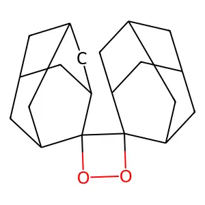 dispiro(diadamantane-1,2-dioxetane) structure