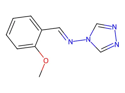 4-(2-Methoxybenzylideneamino)-1,2,4-triazole structure
