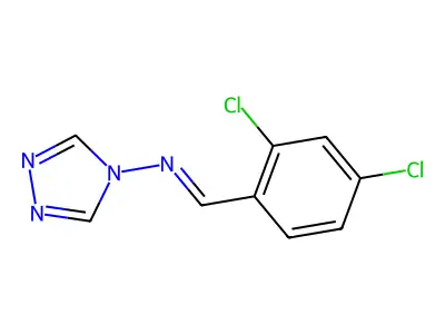 1-(2,4-Dichlorophenyl)-N-(4H-1,2,4-triazol-4-yl)methanimine structure