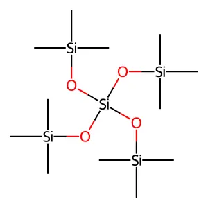 Tetrakis(trimethylsiloxy)silane structure