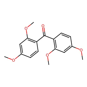 Bis(2,4-dimethoxyphenyl)methanone structure