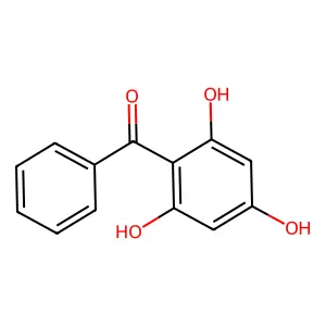 2,4,6-Trihydroxybenzophenone structure