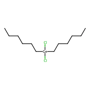 Dichloro(dihexyl)germane structure