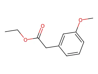 Ethyl 3-methoxyphenylacetate structure