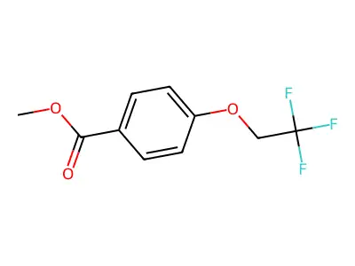 Methyl 4-(2,2,2-trifluoroethoxy)benzoate structure