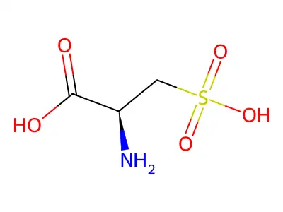 Cysteic acid, D- structure