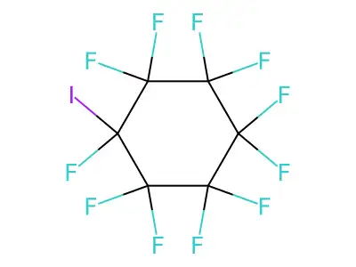 Iodoperfluorocyclohexane structure