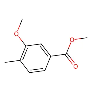 Benzoic acid, 3-methoxy-4-methyl-, methyl ester structure