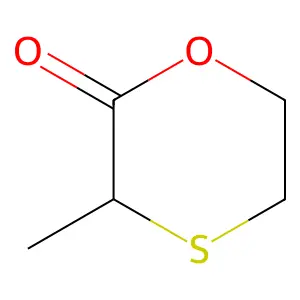 1,4-Oxathian-2-one, 3-methyl- structure