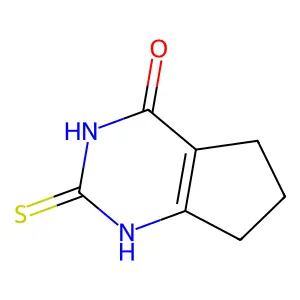 2-Sulfanylidene-1,4a,5,6,7,7a-hexahydrocyclopenta[d]pyrimidin-4-one structure