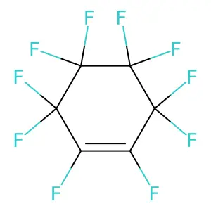 1,2,3,3,4,4,5,5,6,6-Decafluorocyclohex-1-ene structure