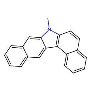 7-Methyl-7H-dibenzo[b,g]carbazole structure