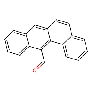 Benz(a)anthracene-12-carboxaldehyde structure