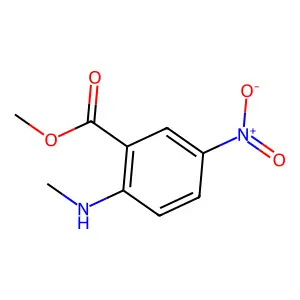 Methyl 2-(methylamino)-5-nitrobenzoate structure