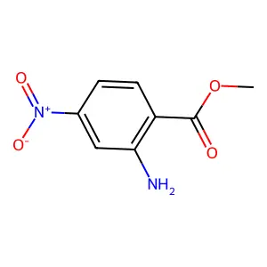 Methyl 4-nitroanthranilate structure