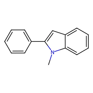 1-Methyl-2-phenylindole structure