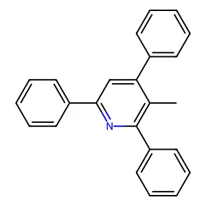 3-Methyl-2,4,6-triphenylpyridine structure