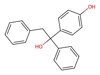 1,2-Diphenyl-1-(4-hydroxyphenyl)ethanol structure