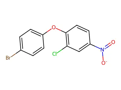 1-(4-Bromophenoxy)-2-chloro-4-nitrobenzene structure