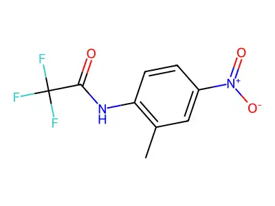 2,2,2-trifluoro-N-(2-methyl-4-nitrophenyl)acetamide structure