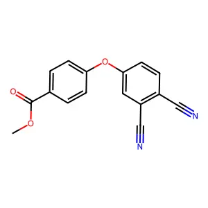 Methyl 4-(3,4-dicyanophenoxy)benzoate structure