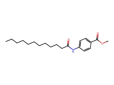 Methyl 4-(dodecanoylamino)benzoate structure