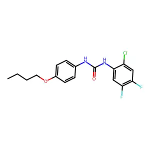1-(4-Butoxyphenyl)-3-(2-chloro-4,5-difluorophenyl)urea structure