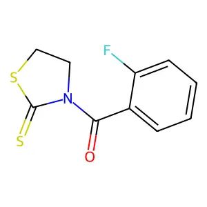 3-(2-Fluorobenzoyl)-1,3-thiazolidine-2-thione structure
