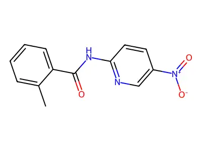 2-methyl-N-(5-nitropyridin-2-yl)benzamide structure