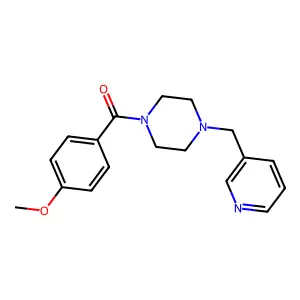 (4-Methoxyphenyl)-[4-(pyridin-3-ylmethyl)piperazin-1-yl]methanone structure