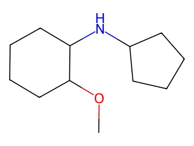 N-cyclopentyl-2-methoxycyclohexan-1-amine structure