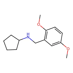 N-(2,5-dimethoxybenzyl)cyclopentanamine structure